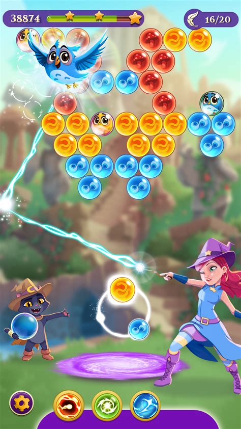 Get the bubble witch application